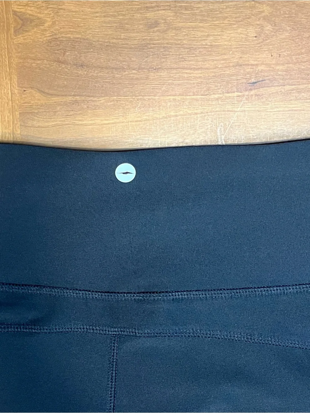AVIA Women's Colorblocked Performance Leggings Black Soot Size S 4-6